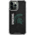Michigan State University Bold Spartans Logo iPhone 15 Pro Max Clear Case
